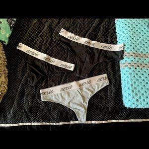 NWOT Aerie Thong & Cheeky Panty Bundle